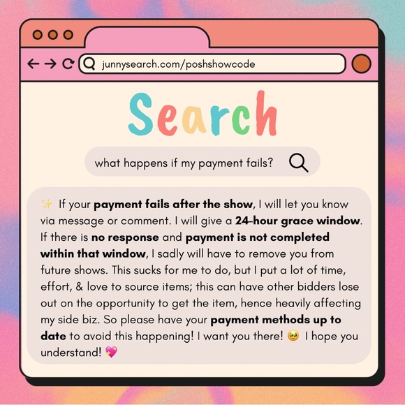 🚨💓JUNNY’S LIVE SHOW POSH SHOW CODE! 💗🚨 - Picture 5 of 5